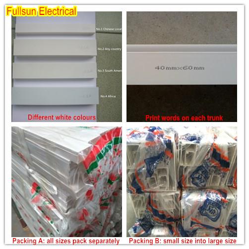 Flame Proof Floor PVC Trunking Flame Proof Floor PVC Trunking