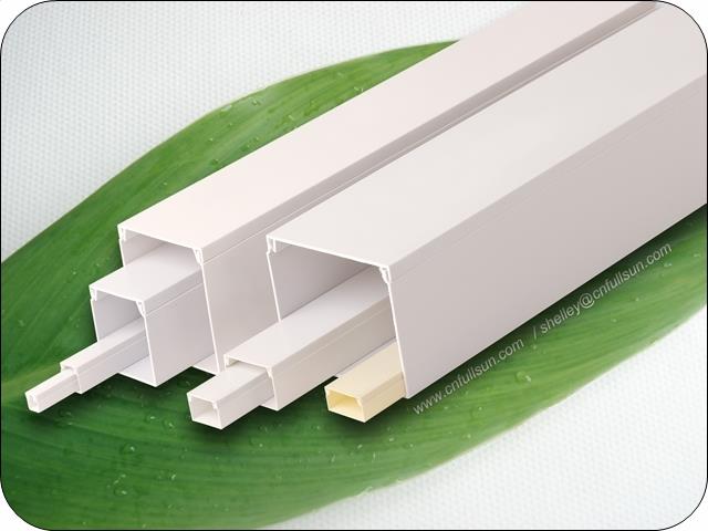 PVC Trunking Dampproof Aging-resistant Untuk Kabel Listrik
