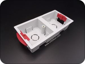 Kotak Listrik PVC Standar BS Permukaan Halus